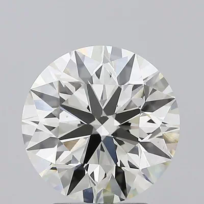 3.02ct J VS1 Excellent Cut Round Lab Grown Diamond
