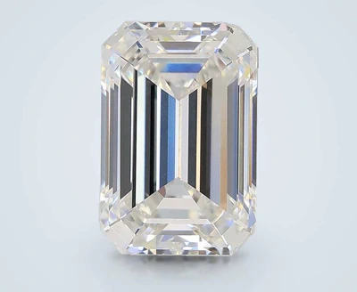 3.53ct F VVS2 Rare Carat Ideal Cut Emerald Lab Grown Diamond