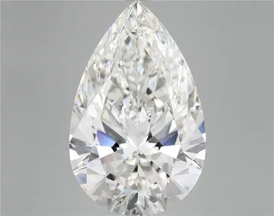 12.10ct F VVS2 Rare Carat Ideal Cut Pear Lab Grown Diamond