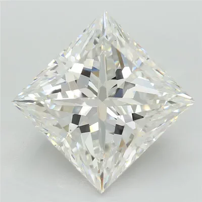 5.08ct E VS2 Rare Carat Ideal Cut Princess Lab Grown Diamond
