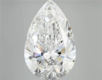 11.62ct E VVS2 Rare Carat Ideal Cut Pear Lab Grown Diamond