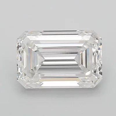 4.00ct F VS1 Rare Carat Ideal Cut Emerald Lab Grown Diamond