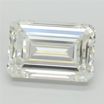 18.77ct F VS1 Rare Carat Ideal Cut Emerald Lab Grown Diamond