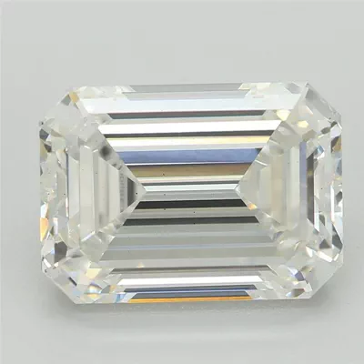 3.27ct F VS1 Rare Carat Ideal Cut Emerald Lab Grown Diamond