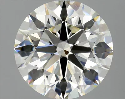 3.02ct K VVS2 Rare Carat Ideal Cut Round Diamond