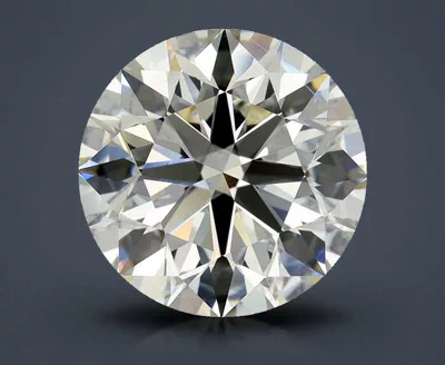 3.02ct K VVS2 Rare Carat Ideal Cut Round Diamond