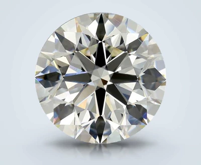 3.02ct K VVS2 Rare Carat Ideal Cut Round Diamond