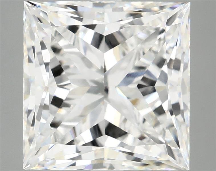 7.06ct F VVS2 Rare Carat Ideal Cut Princess Lab Grown Diamond