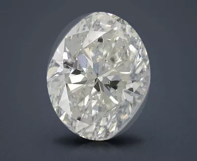 3.02ct J SI1 Rare Carat Ideal Cut Oval Diamond