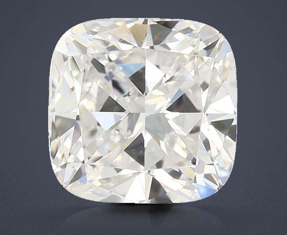 4.04ct E VVS2 Rare Carat Ideal Cut Cushion Lab Grown Diamond