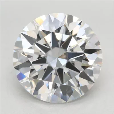 6.71ct F VVS2 Rare Carat Ideal Cut Round Lab Grown Diamond