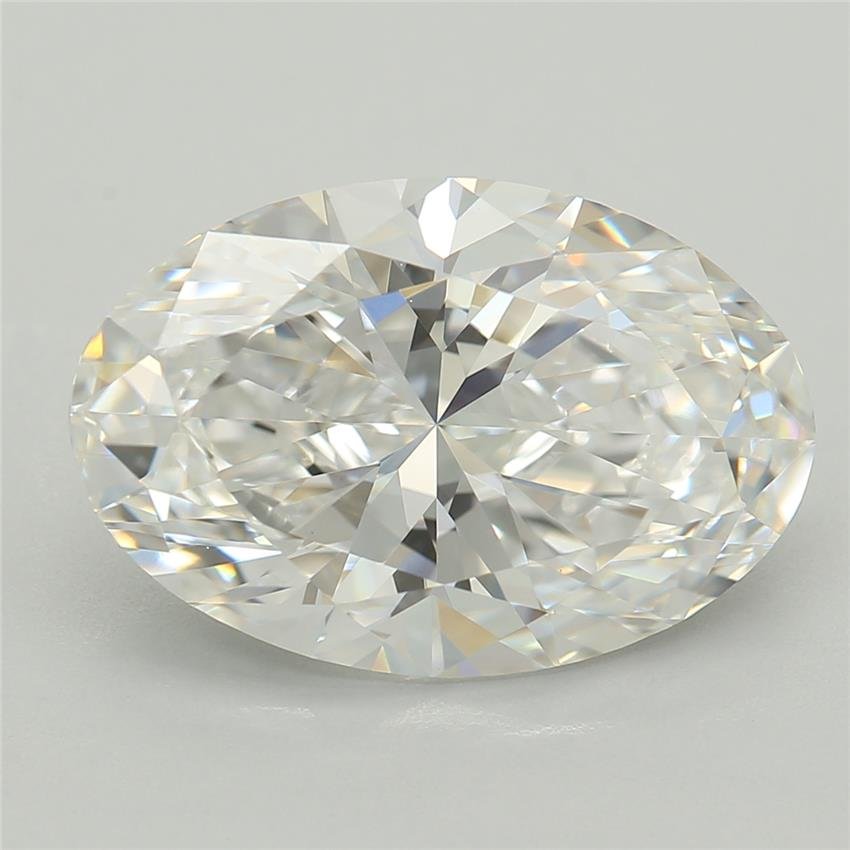 3.07ct D VVS2 Rare Carat Ideal Cut Oval Lab Grown Diamond