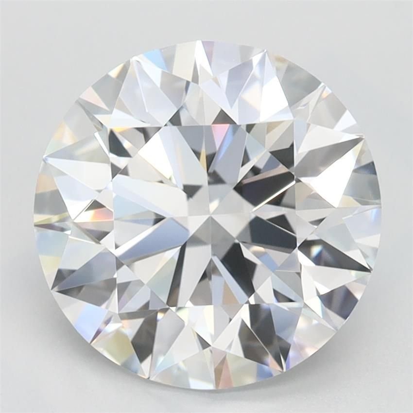 3.06ct D VVS1 Rare Carat Ideal Cut Round Lab Grown Diamond