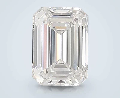 2.56ct E VS2 Rare Carat Ideal Cut Emerald Lab Grown Diamond