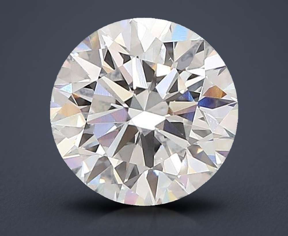 5.71ct E VVS2 Excellent Cut Round Lab Grown Diamond