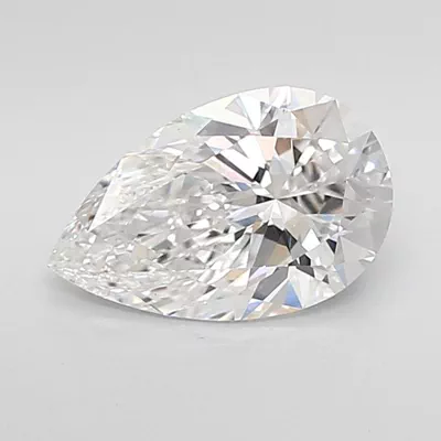 2.02ct E VS1 Rare Carat Ideal Cut Pear Lab Grown Diamond