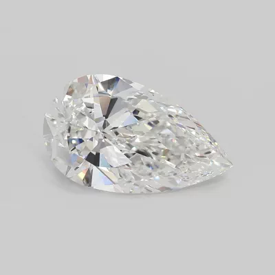 7.08ct E VS1 Rare Carat Ideal Cut Pear Lab Grown Diamond