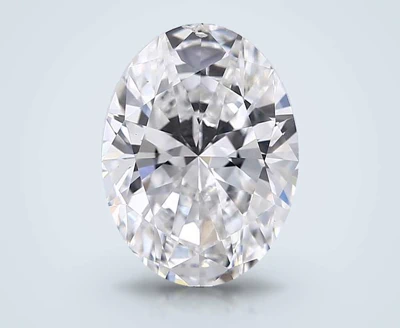 3.01ct F SI1 Very Good Cut Oval Lab Grown Diamond