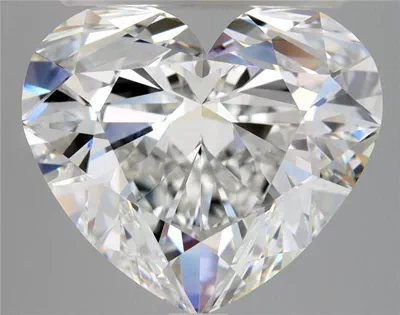 5.01ct F VVS1 Rare Carat Ideal Cut Heart Diamond