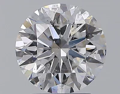 2.61ct E SI2 Excellent Cut Round Diamond