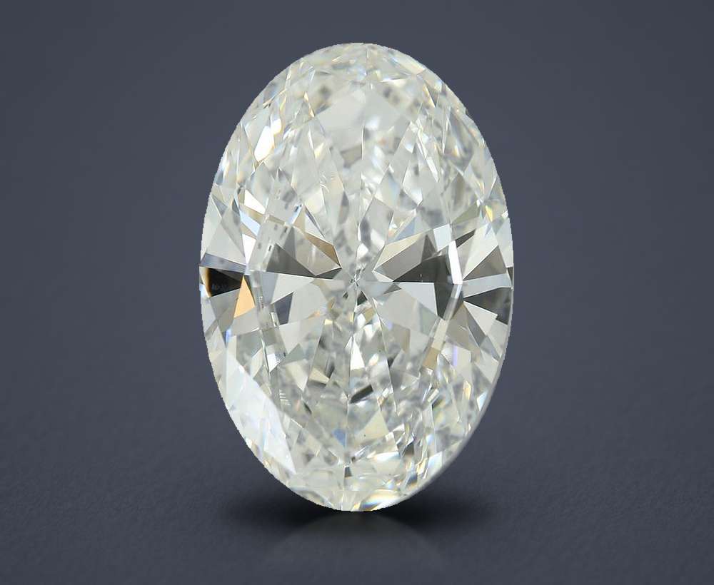 9.88ct E VVS2 Very Good Cut Oval Lab Grown Diamond