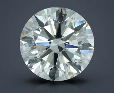 2.70ct J SI2 Ideal Cut Round Diamond