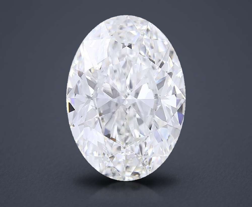15.04ct G VVS2 Rare Carat Ideal Cut Oval Lab Grown Diamond