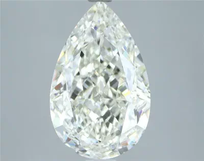 4.07ct K VVS2 Rare Carat Ideal Cut Pear Diamond