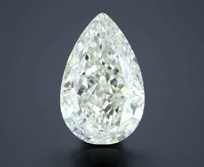 4.07ct K VVS2 Rare Carat Ideal Cut Pear Diamond