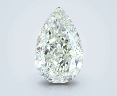 4.07ct K VVS2 Rare Carat Ideal Cut Pear Diamond