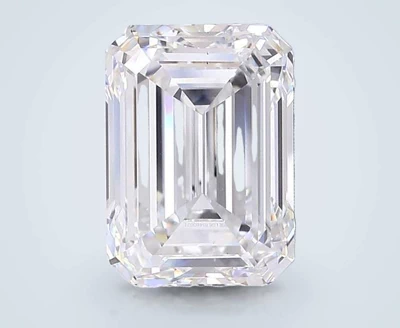 13.02ct E VS2 Rare Carat Ideal Cut Emerald Lab Grown Diamond