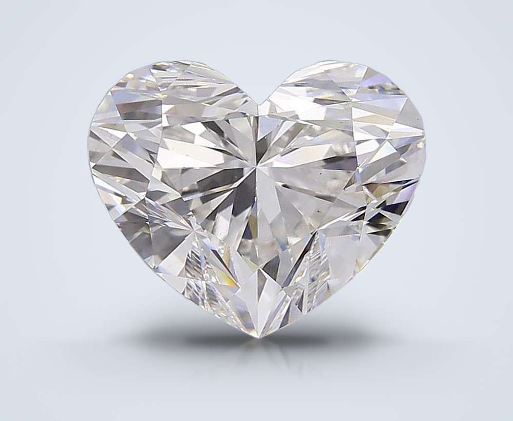 8.42ct F VS1 Rare Carat Ideal Cut Heart Lab Grown Diamond