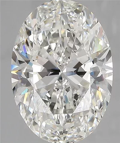 4.08ct J SI1 Rare Carat Ideal Cut Oval Diamond