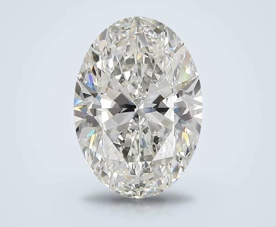 4.08ct J SI1 Rare Carat Ideal Cut Oval Diamond