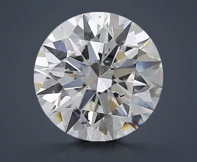 4.01ct E SI2 Rare Carat Ideal Cut Round Diamond