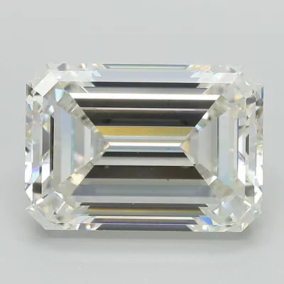 7.15ct I VS1 Rare Carat Ideal Cut Emerald Lab Grown Diamond