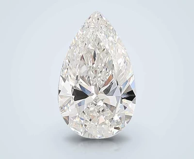 7.02ct F VS1 Rare Carat Ideal Cut Pear Lab Grown Diamond