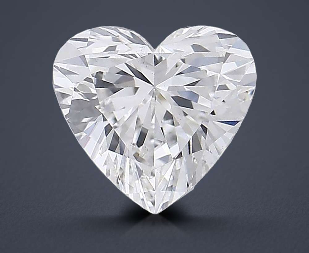 1.37ct E VS1 Rare Carat Ideal Cut Heart Lab Grown Diamond