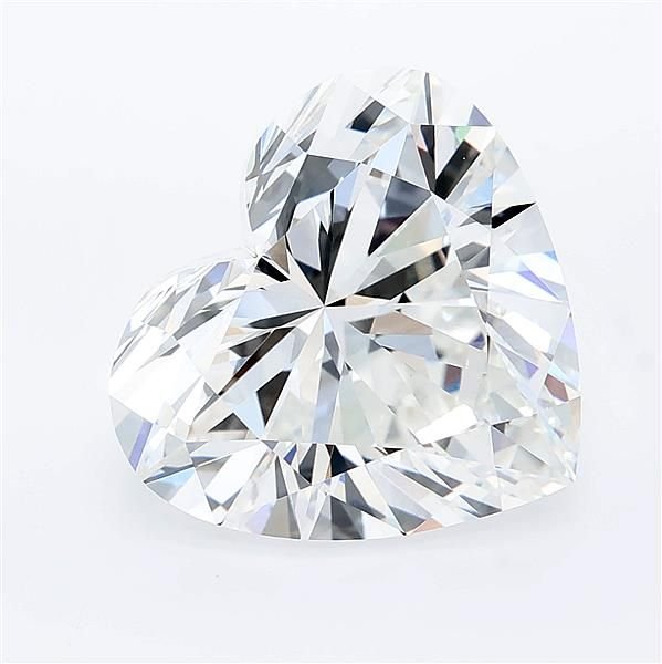 6.58ct E VVS2 Rare Carat Ideal Cut Heart Lab Grown Diamond