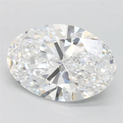 4.01ct F VS1 Rare Carat Ideal Cut Oval Lab Grown Diamond