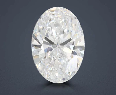 4.01ct F VS1 Rare Carat Ideal Cut Oval Lab Grown Diamond