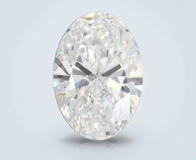4.01ct F VS1 Rare Carat Ideal Cut Oval Lab Grown Diamond