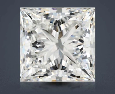 10.76ct E VVS2 Rare Carat Ideal Cut Princess Lab Grown Diamond