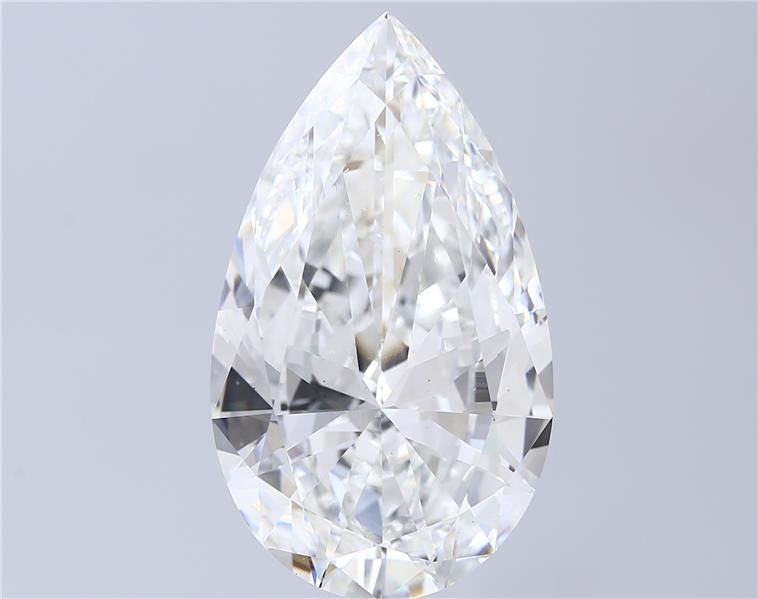 15.05ct F VS1 Very Good Cut Pear Lab Grown Diamond