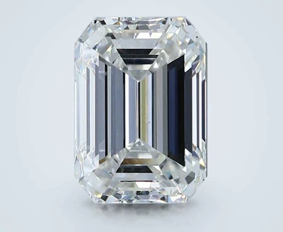 5.03ct E VS1 Rare Carat Ideal Cut Emerald Diamond
