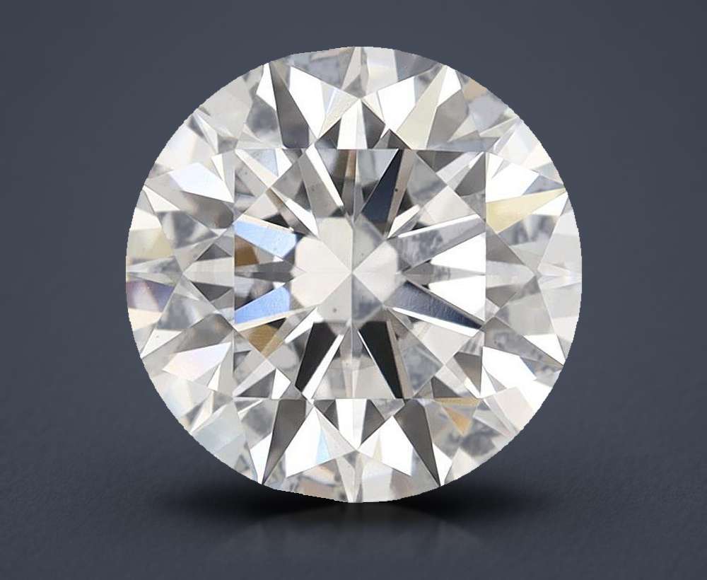4.08ct D SI1 Rare Carat Ideal Cut Round Lab Grown Diamond