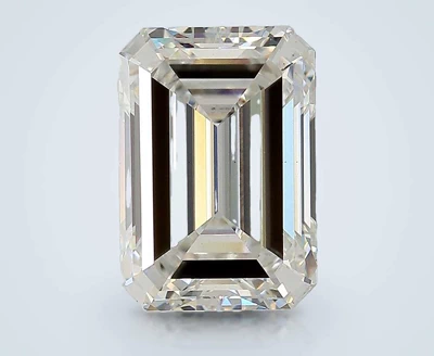 4.27ct F VS1 Rare Carat Ideal Cut Emerald Lab Grown Diamond