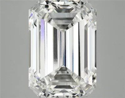 12.41ct F VVS2 Excellent Cut Emerald Lab Grown Diamond