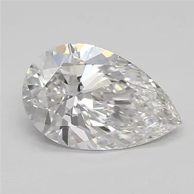1.12ct E VVS1 Rare Carat Ideal Cut Pear Lab Grown Diamond