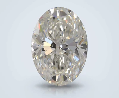 3.07ct F VVS2 Rare Carat Ideal Cut Oval Lab Grown Diamond